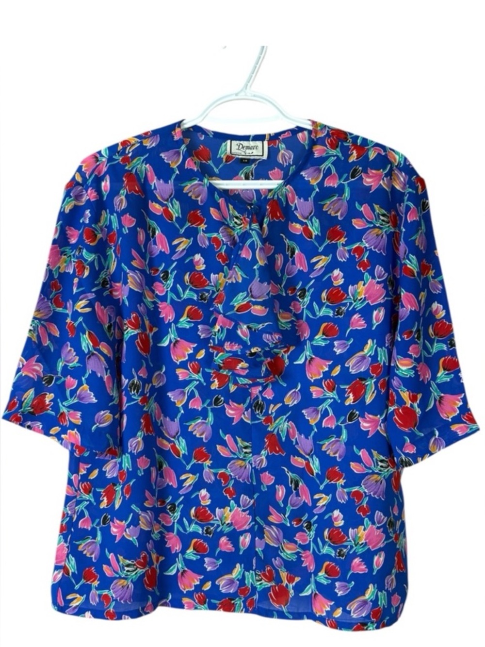 Vintage Floral Blouse
